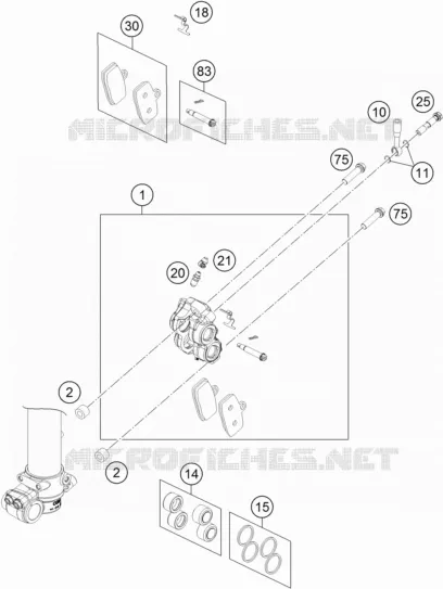 PINZA FRENO DELANTERA