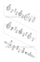 CAJA DE CAMBIOS - EJE SECUNDARIO