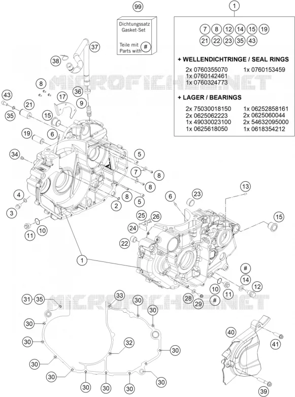 CARTERES CIGÜEÑAL