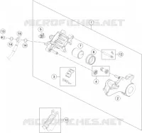 PINZA FRENO TRASEIRA