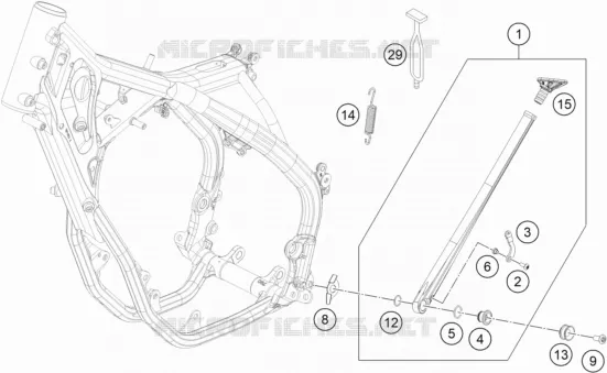 CABALLETE LATERAL / CENTRAL