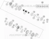 CAJA DE CAMBIOS - EJE SECUNDARIO