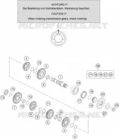 CAJA DE CAMBIOS - EJE SECUNDARIO